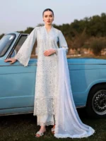 AZURE Luxury Lawn Unstitched Embroidered 3 Piece Suit AZ’26 Drees Name - Day Dream Lawn-77 - Eid Drop-2