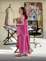 VITAL BY SOBIA NAZIR '26 COLLECTION UNSTITCHED LAWN  V-7B - Image 4