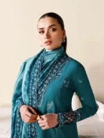 AZURE Luxury Lawn Unstitched Embroidered 3 Piece Suit AZ’26 Drees Name - Sea Breeze Lawn-78 - Eid Drop-2 - Image 5