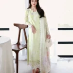 AZURE Luxury Lawn Unstitched Embroidered 3 Piece Suit AZ’26 Drees Name - Garden Muse Lawn-80 - Eid Drop-2