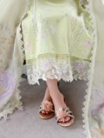 AZURE Luxury Lawn Unstitched Embroidered 3 Piece Suit AZ’26 Drees Name - Garden Muse Lawn-80 - Eid Drop-2 - Image 3