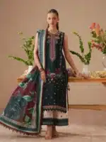 JoJo by Bin Ilyas Unstitched Embroidered Lawn 3 Piece Suit Summer Collection’26 - D-81A