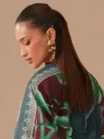 JoJo by Bin Ilyas Unstitched Embroidered Lawn 3 Piece Suit Summer Collection’26 - D-81A - Image 3