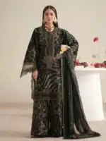 JoJo by Bin Ilyas Unstitched Embroidered Lawn 3 Piece Suit Summer Collection’26 - D-82A