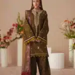 JoJo by Bin Ilyas Unstitched Embroidered Lawn 3 Piece Suit Summer Collection’26 - D-84A