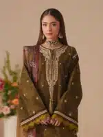 JoJo by Bin Ilyas Unstitched Embroidered Lawn 3 Piece Suit Summer Collection’26 - D-84A - Image 2