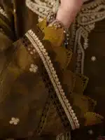 JoJo by Bin Ilyas Unstitched Embroidered Lawn 3 Piece Suit Summer Collection’26 - D-84A - Image 3