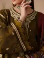 JoJo by Bin Ilyas Unstitched Embroidered Lawn 3 Piece Suit Summer Collection’26 - D-84A - Image 4