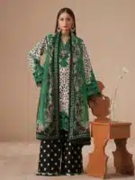 JoJo by Bin Ilyas Unstitched Embroidered Lawn 3 Piece Suit Summer Collection’26 - D-85A