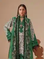 JoJo by Bin Ilyas Unstitched Embroidered Lawn 3 Piece Suit Summer Collection’26 - D-85A - Image 2
