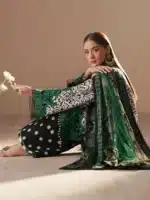 JoJo by Bin Ilyas Unstitched Embroidered Lawn 3 Piece Suit Summer Collection’26 - D-85A - Image 3