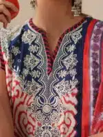 JoJo by Bin Ilyas Unstitched Embroidered Lawn 3 Piece Suit Summer Collection’26 - D-85B - Image 3