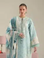 JoJo by Bin Ilyas Unstitched Embroidered Lawn 3 Piece Suit Summer Collection’26 - D-86A - Image 2