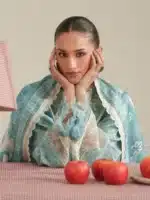 JoJo by Bin Ilyas Unstitched Embroidered Lawn 3 Piece Suit Summer Collection’26 - D-86A - Image 3