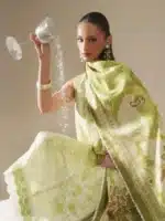 JoJo by Bin Ilyas Unstitched Embroidered Lawn 3 Piece Suit Summer Collection’26 - D-86B - Image 3