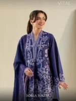 VITAL BY SOBIA NAZIR '26 COLLECTION UNSTITCHED LAWN  V-8B - Image 5