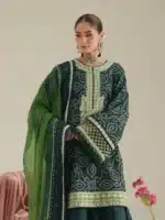 JoJo by Bin Ilyas Unstitched Embroidered Lawn 3 Piece Suit Summer Collection’26 - D-87B - Image 2