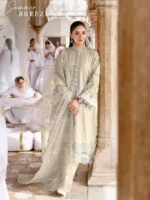 CROSS STITCH UNSTITCHED PREMIUM LAWN COLLECTION DESIGN 8 SUMMER BREEZE