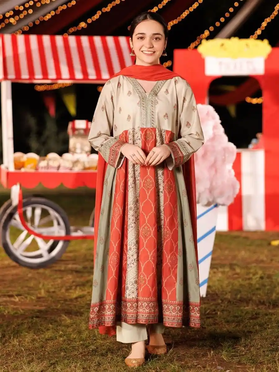 8D GARNET KIDS FESTIVE '26 MEETHI EID ORANGE POP - Image 1