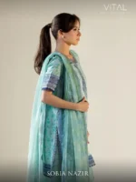 VITAL BY SOBIA NAZIR '26 COLLECTION UNSTITCHED LAWN  V-1B - Image 3