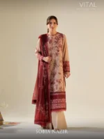 VITAL BY SOBIA NAZIR '26 COLLECTION UNSTITCHED LAWN  V-9A
