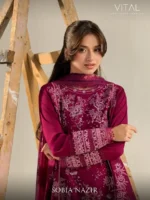 VITAL BY SOBIA NAZIR '26 COLLECTION UNSTITCHED LAWN  V-9B - Image 3