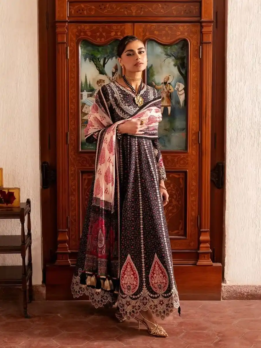 D9 Shahkaar by JazmínLUXURY EID LAWN SS'26 ARTICLE NO: SI 26-D09 - Image 1