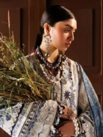 BAROQUE’ Embroidered LAWN '26  Eid Collection Unstitched 3 piece EL26-D06 - Image 2