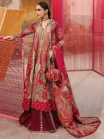 CRIMSON WEDDING ‘26 UNSTITCHED DAMINI