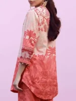 MIRHA BY SAHAR CORAL SILHOUETTE  SS1-26-24 - Image 2