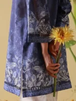 MIRHA BY SAHAR INDIGO VEIL SS1-26-25 - Image 2