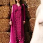 AZURE Luxury Lawn Unstitched Embroidered 3 Piece Suit AZ’26 Drees Name - Barbella Lawn-79- Eid Drop-2