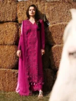 AZURE Luxury Lawn Unstitched Embroidered 3 Piece Suit AZ’26 Drees Name - Barbella Lawn-79- Eid Drop-2