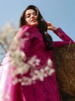 AZURE Luxury Lawn Unstitched Embroidered 3 Piece Suit AZ’26 Drees Name - Barbella Lawn-79- Eid Drop-2 - Image 5