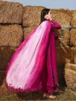 AZURE Luxury Lawn Unstitched Embroidered 3 Piece Suit AZ’26 Drees Name - Barbella Lawn-79- Eid Drop-2 - Image 4